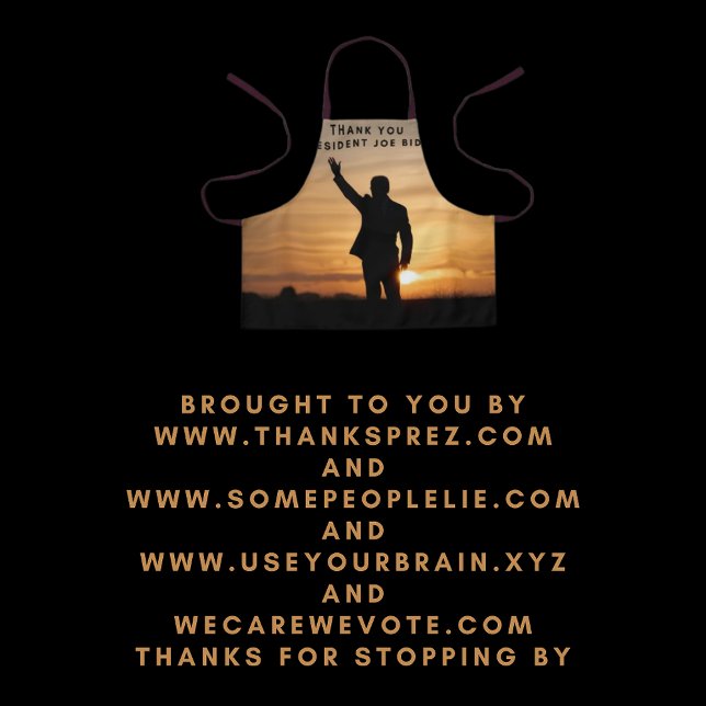 Tablier Le président Merci Joe Biden (Créateur téléchargé)