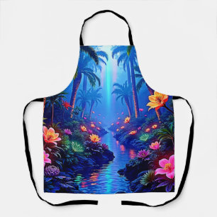 Tablier Le rêve enchanté de la forêt de la rivière Vibrant