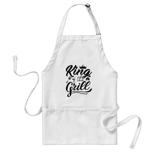 Tablier Le Roi Du Grill (Devant)