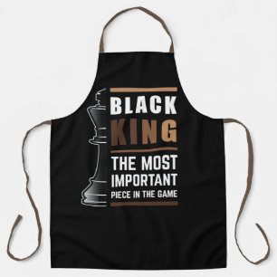 Tablier Le Roi Noir La Pièce La Plus Importante Dans Le Je