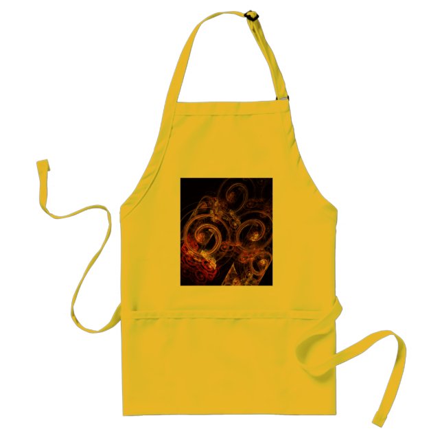 Tablier Le son de la musique Art Abstrait Apron (Devant)