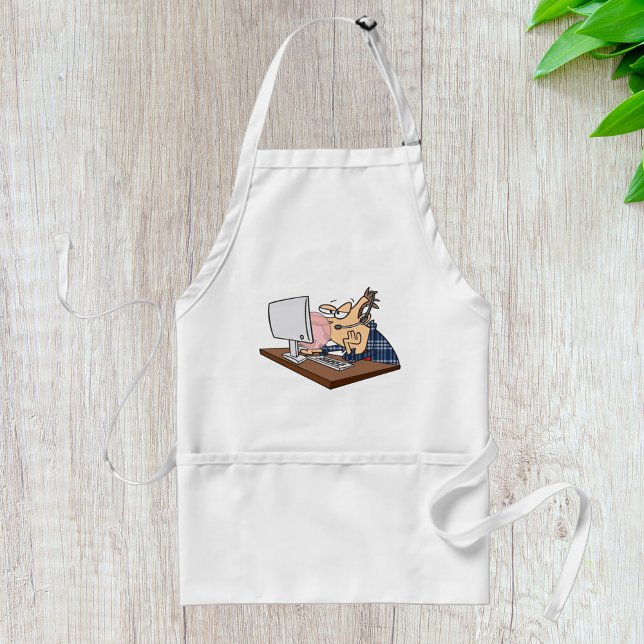 Tablier Le Support Technique A Blessé Une Bulle (Créateur téléchargé)