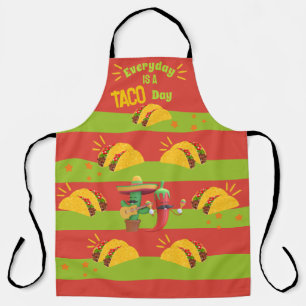 Tablier Le temps des Tacos avec chaque jour est un jour de