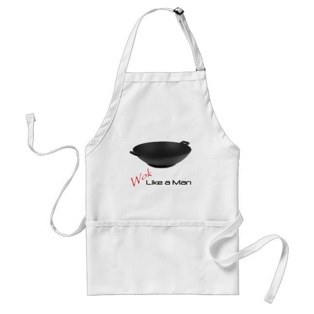 Tablier Le wok aiment un homme (Devant)