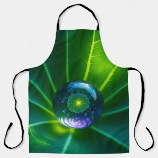 Tablier Leaf Droplet Apron