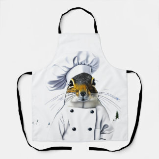 Tablier L'écureuil dans le Casquette d'un chef