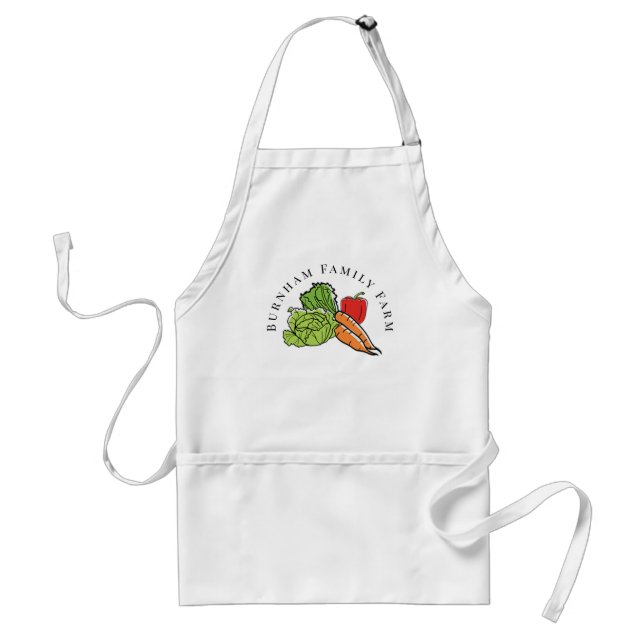 Tablier Légumes locaux | Marché agricole (Devant)