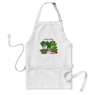 Tablier Légumes végétariens d'amants de verts