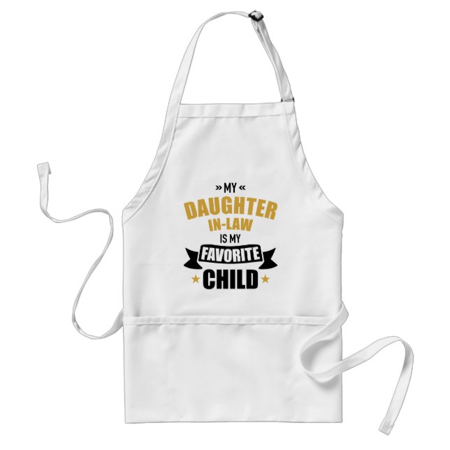 Tablier L'enfant préféré de belle-fille de belle-mère (Devant)