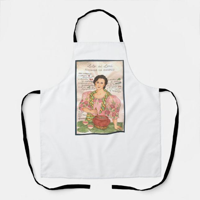 Tablier Leni Robredo 2022 Apron Luto ni Leni (Recto)