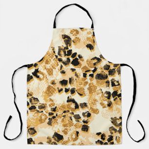 Tablier Leopard Chic : Elégance Motif Vintage.
