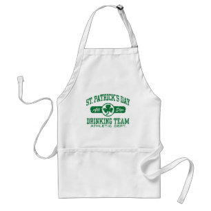 Tablier L'équipe de boisson de la Saint-Patrick
