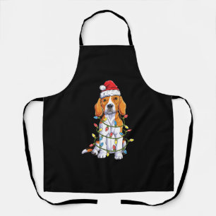 Tablier Les cadeaux de Noël des Beagles Père Noël
