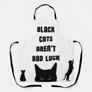 Tablier Les chats noirs n'ont pas mauvaise chance