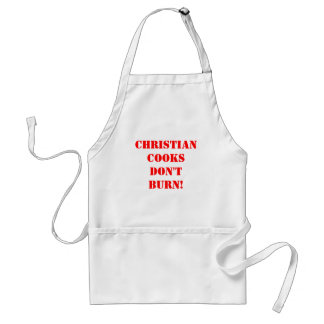 TABLIER LES CUISINIERS CHRÉTIENS NE BRÛLENT PAS !
