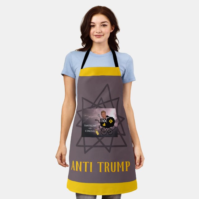 Tablier Les ennuis arrivent / Anti Trump, (Porté)