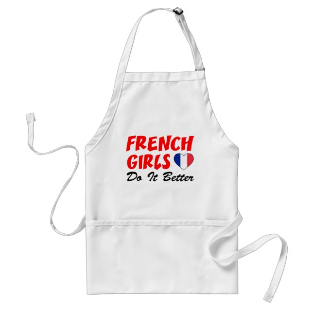 Tablier Les Filles Françaises Le Font Mieux (Devant)