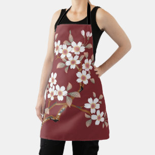 Tablier Les fleurs de cerisiers japonais