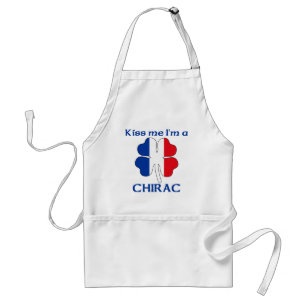 Tablier Les Français personnalisés m'embrassent que je