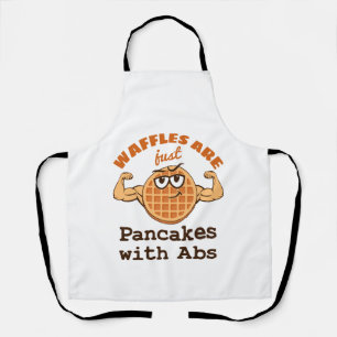 Tablier Les gaufres ne sont que des crêpes avec Abs Waffle