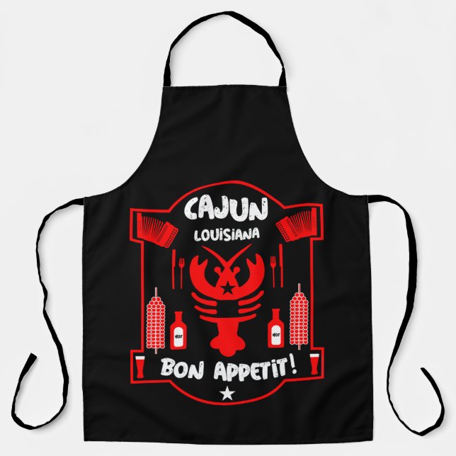 Tablier Les gourmandises et événements de la Louisiane (Recto)