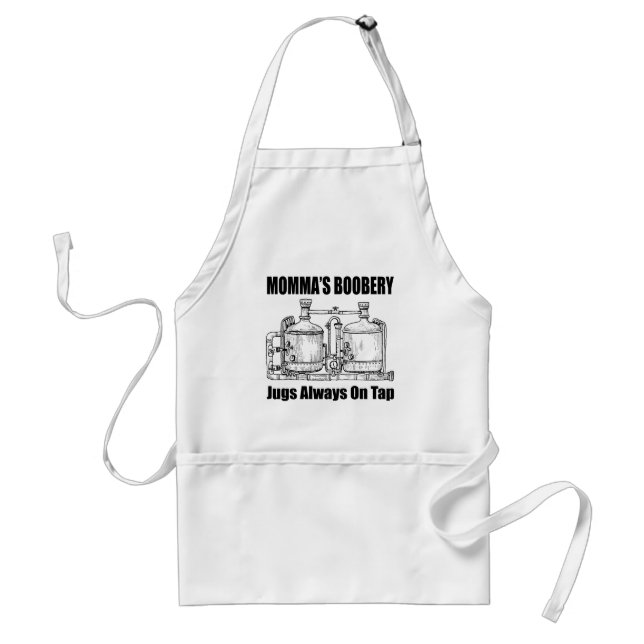 Tablier Les Jugs De Booberie De Momma Toujours Sur Le Bac (Devant)