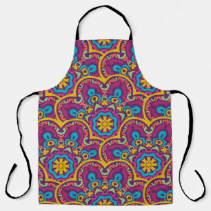 Tablier Les mandalas tribaux sans couture ethnique indiens