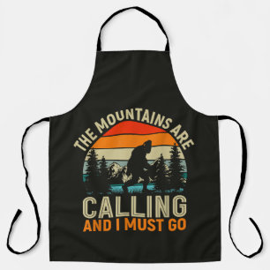 Tablier Les montagnes m'appellent et je dois y aller