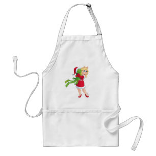 Tablier Les Muppets  Kermit et Miss Piggy Christmas