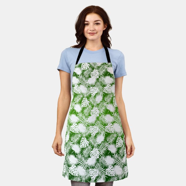 TABLIER LES PATTERS VERTS DE LA SEAMLESS (Porté)