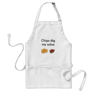 Tablier Les puces creusent mon Salsa