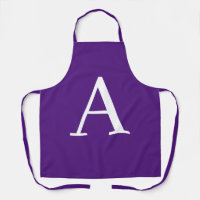 Lettre initiale Monogramme Style moderne violet