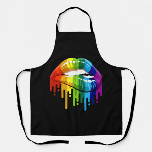 Tablier LGBT Rainbow Lip Gay pride