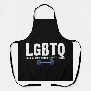 Tablier LGBTQ Legs Glutes Biceps Triceps Quads Gym Lover