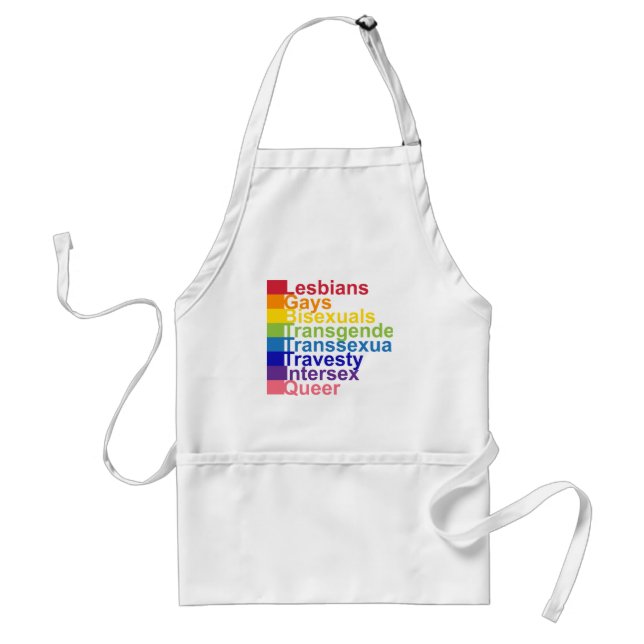 TABLIER LGBTTIQ (Devant)