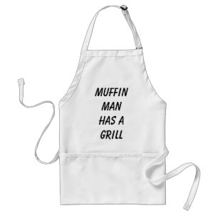 Tablier L'homme de petit pain a un GRIL