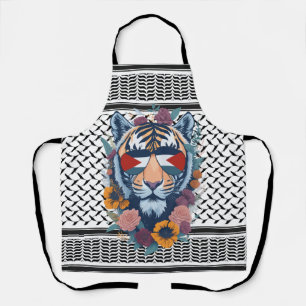 Tablier Libérez la Palestine ARABE AVEC le tigre MAP