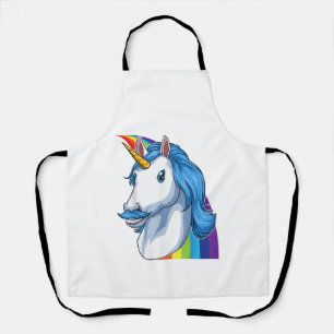 Tablier Licorne avec Moustache Dadacorn Dadicorn Licorne D