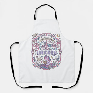 Tablier Licorne Booktrovert Licorne Amusant Cadeau Mignon 