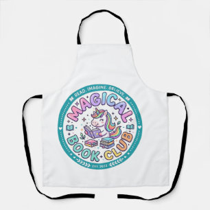 Tablier Licorne Club de Livre Magique T-shirt Drôle Graphi