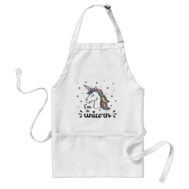 Tablier Licorne | je suis une licorne (Devant)