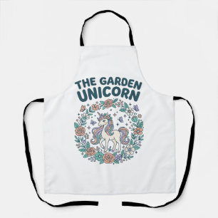 Tablier Licorne Le Jardin Licorne T-Shirt Design Tendance_