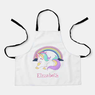Tablier Licorne Magique Adorable, Arc-en-Ciel
