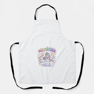 Tablier Licorne Mathicorne Mode Conception de typographie