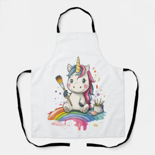 Tablier Licorne Peintre Magique (1)