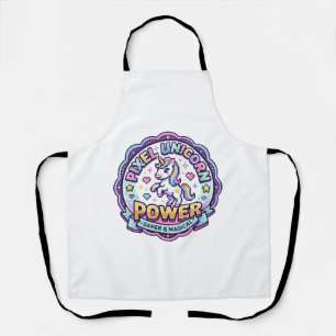 Tablier Licorne Pixel Licorne Puissance VÊTEMENTS PRÊT POD