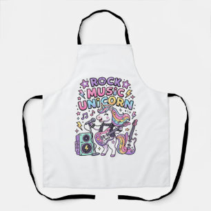 Tablier Licorne Rock Musique Licorne Charme Marketplace Ar