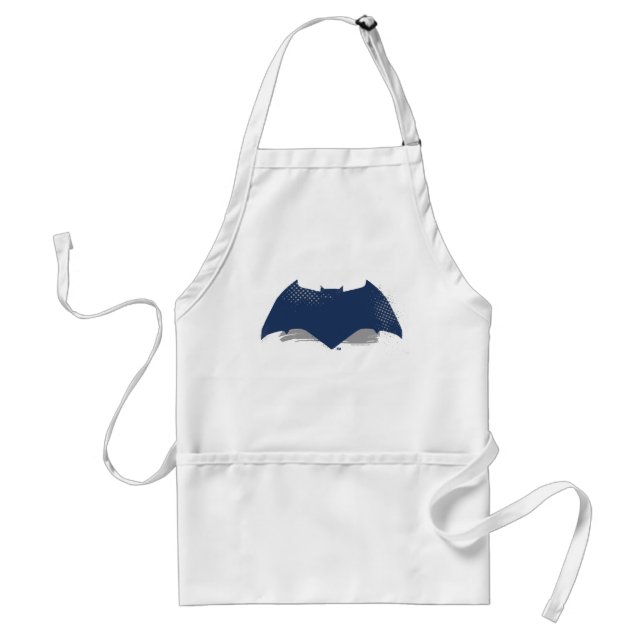 Tablier Ligue de Justice | Symbole Batman de brosse et dem (Devant)
