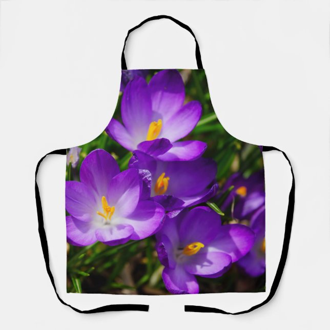 Tablier Lilac Crocus Apron (Recto)