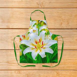 Tablier Lily blanche